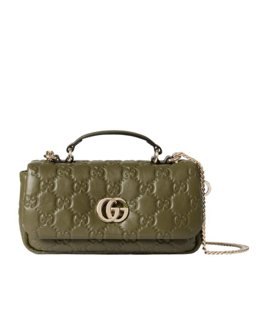 Gucci Gg Milano Series Mini Shoulder Backpack In Green