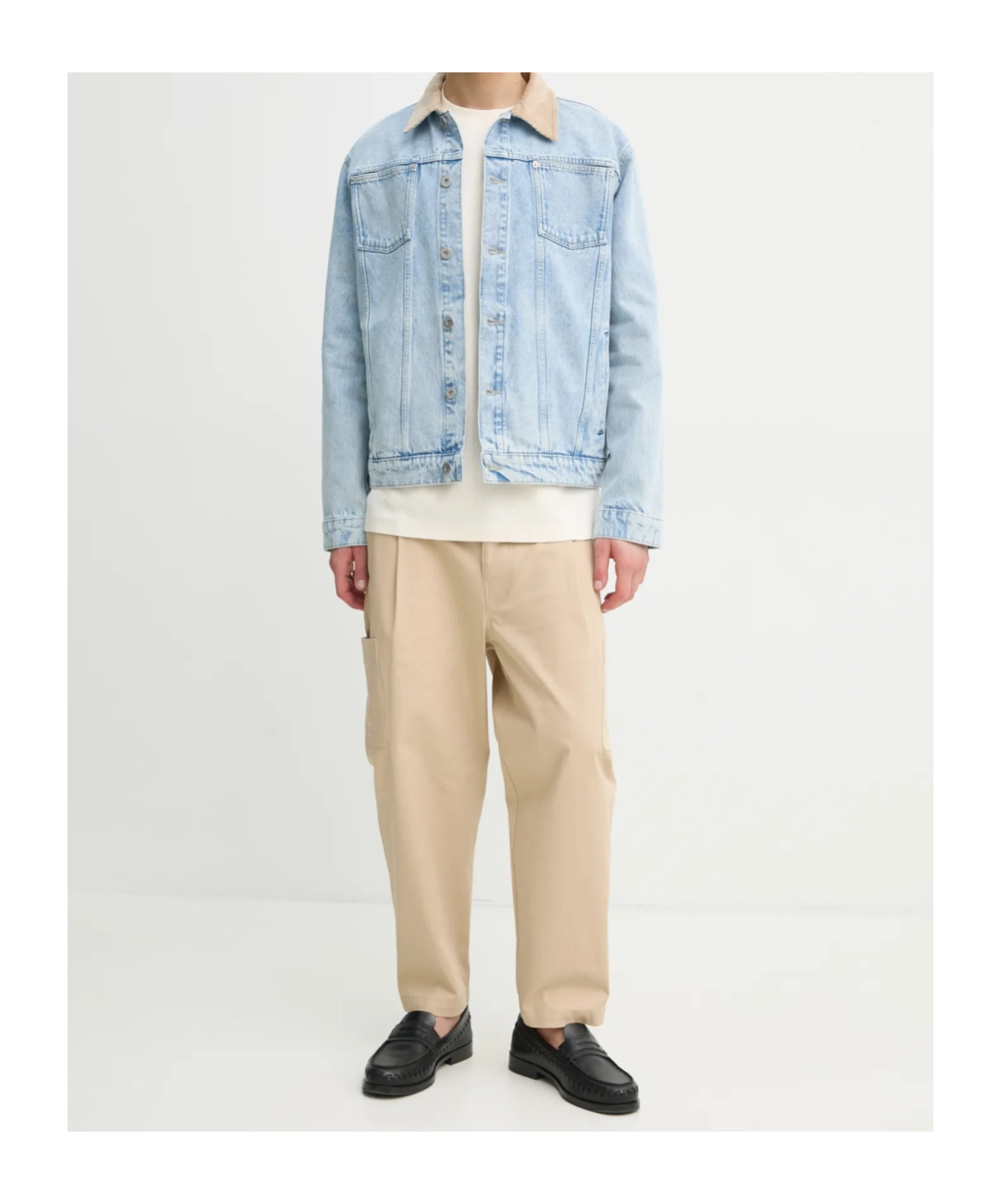 Drôle De Monsieur Straight-leg Cargo Trousers In Nude