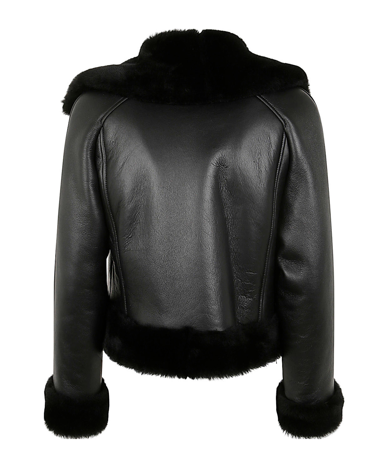 Blancha Shearling Jacket In Black