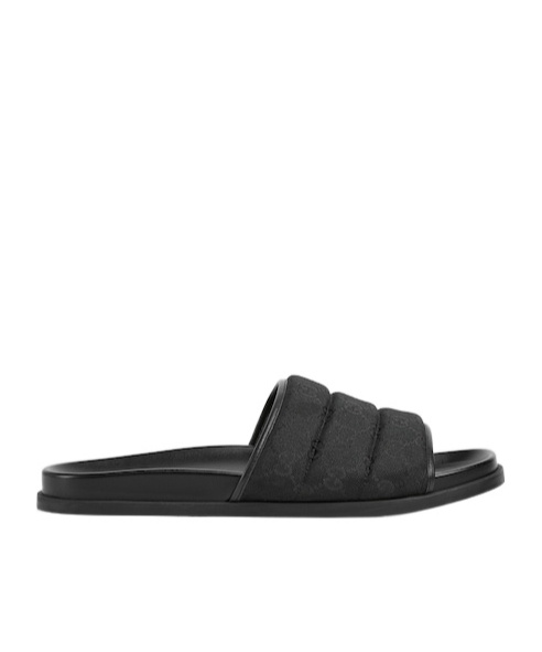 Gucci Men's Slide Sandal In Black