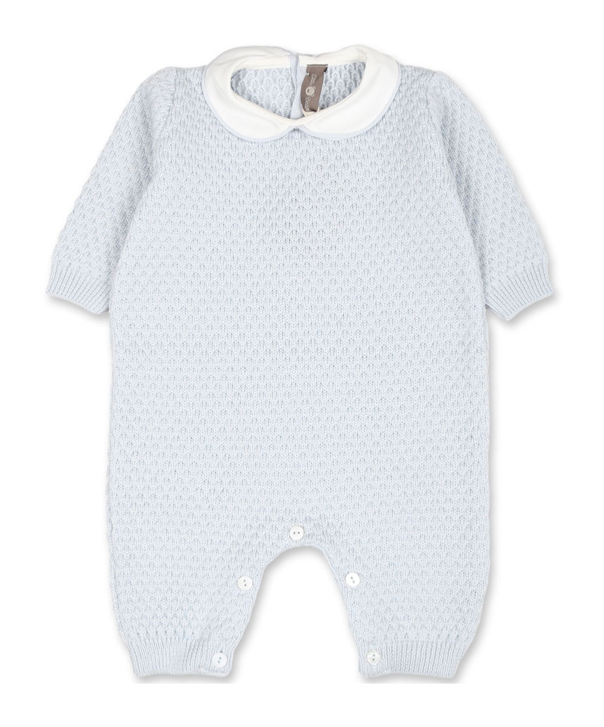 Shop Little Bear Long-sleeved Jumpsuit In White