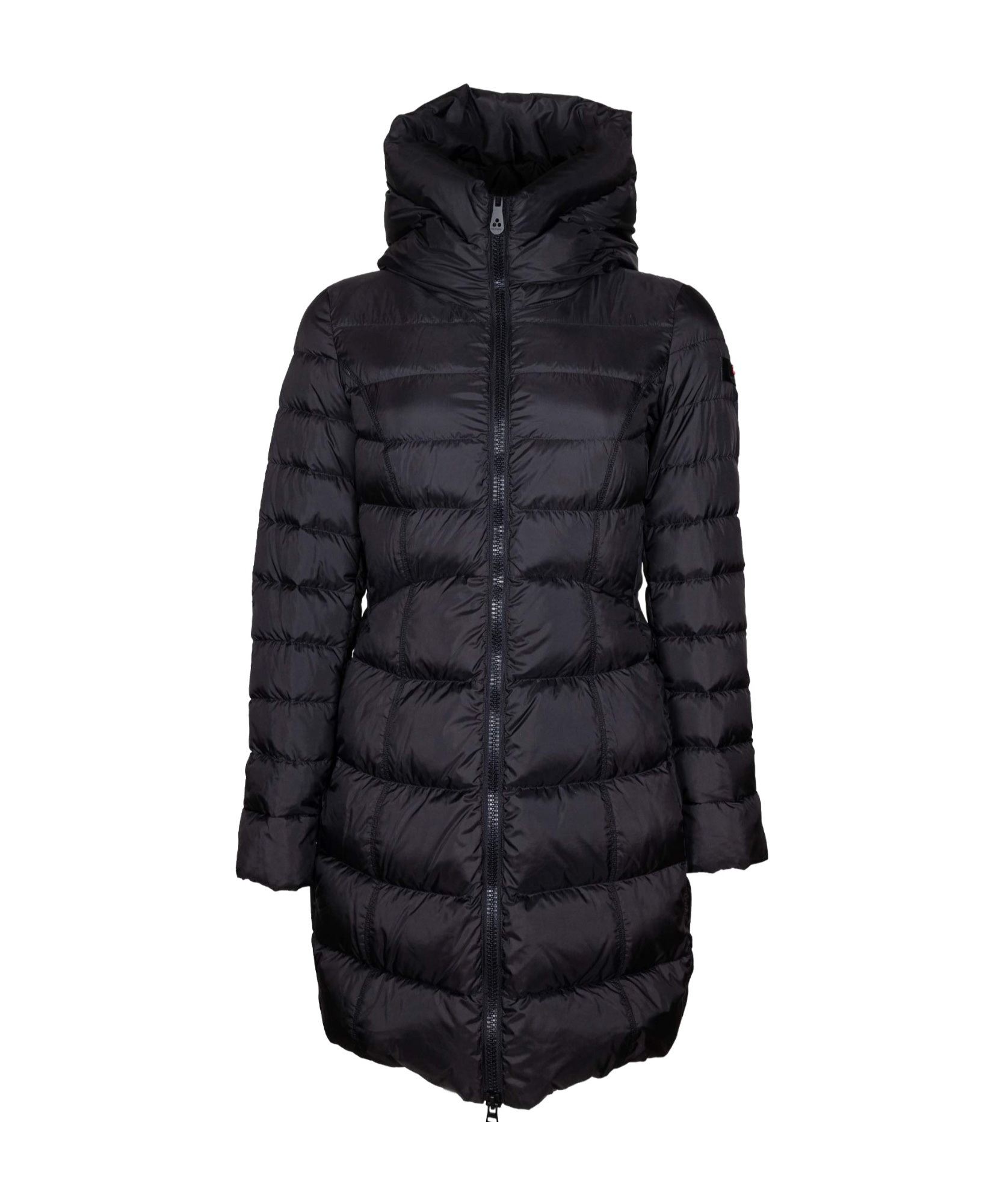 Peuterey Long Down Jacket In Black