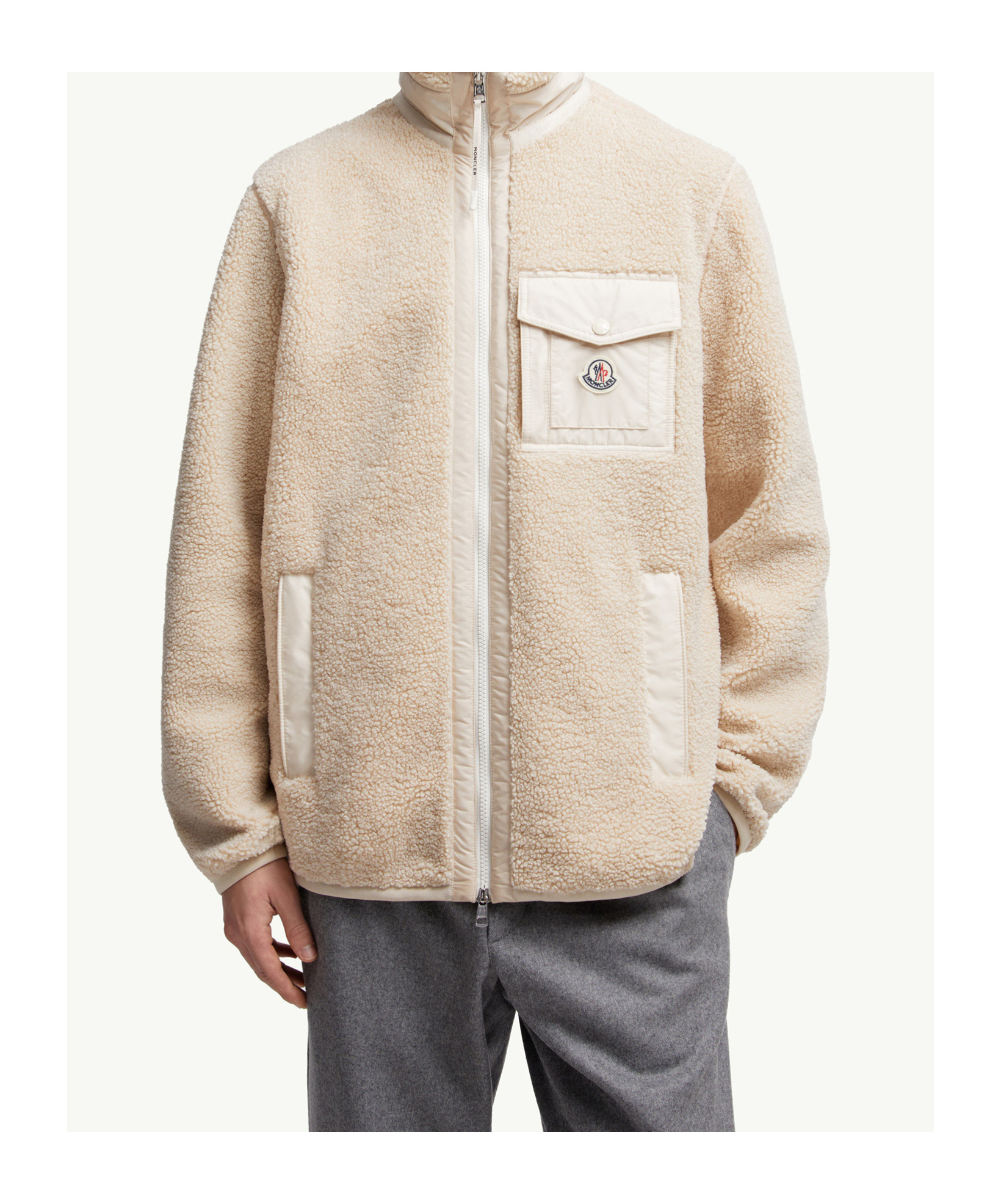 Moncler Long Sleeve Casual Jacket In Multi