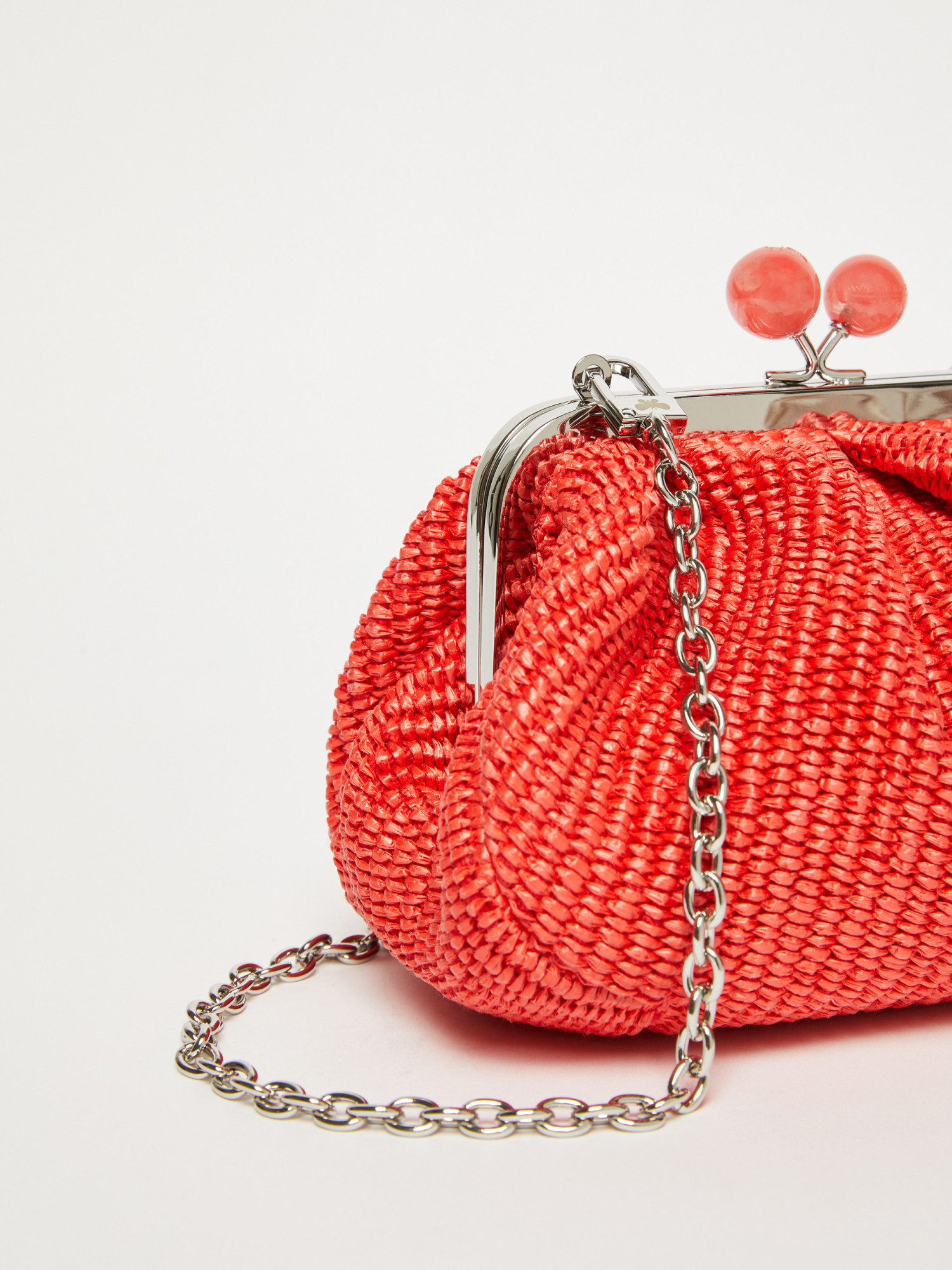 Weekend Max Mara Small Chain Shoulder Bag In Red