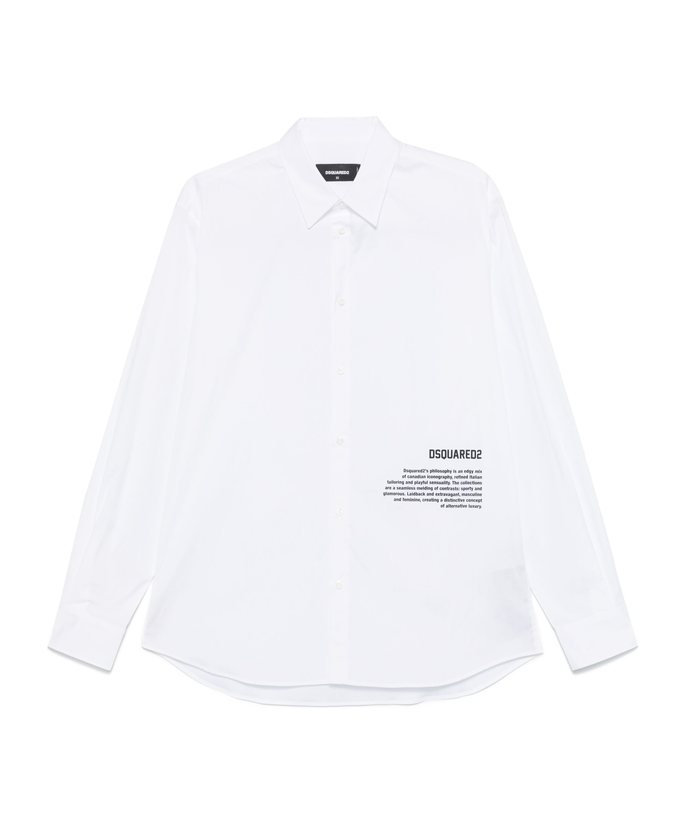 DSQUARED2 LOGO-PRINT SHIRT