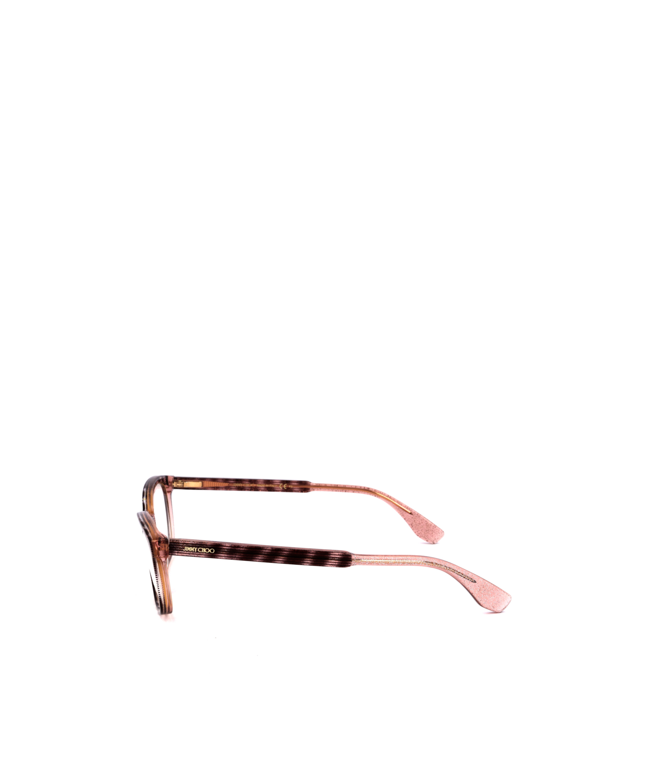 Jimmy Choo Eyewear Rectangular Frame Glasses In White