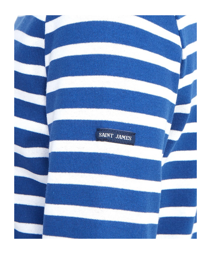 Saint James Striped Graphic T-shirt In Multi