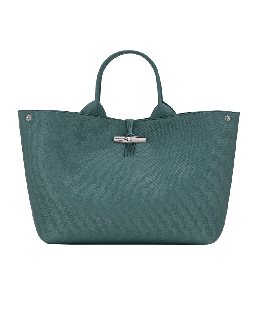 Longchamp Handbag L Le Roseau In Green