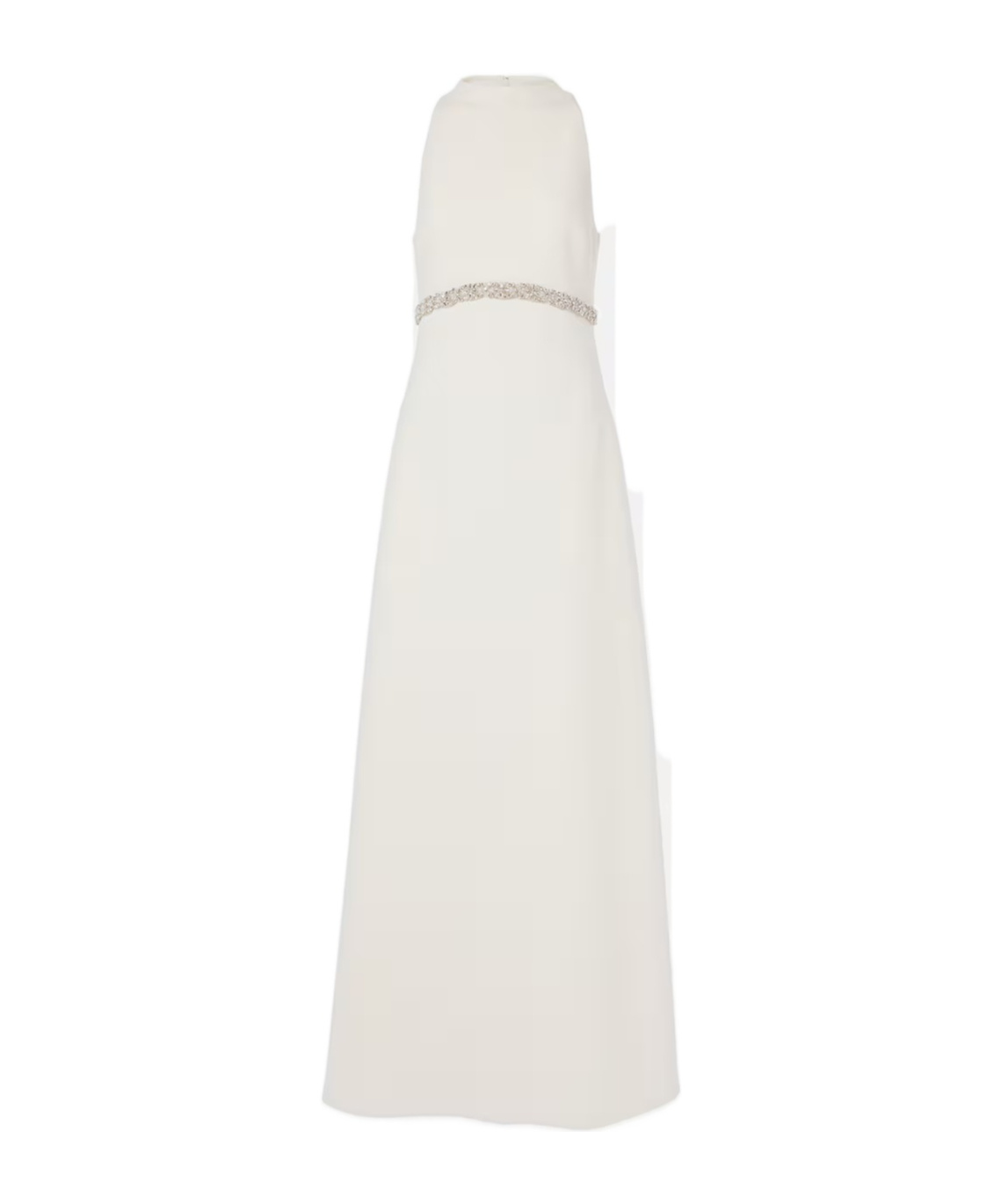 Safiyaa London Joules Embellished Gown In White