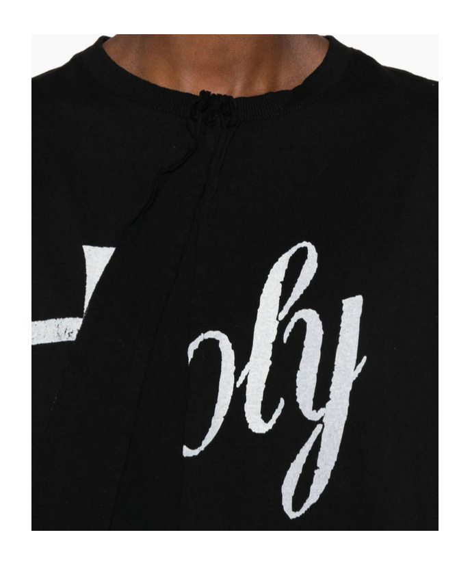 Ann Demeulemeester Crew Neck T-shirt In Black