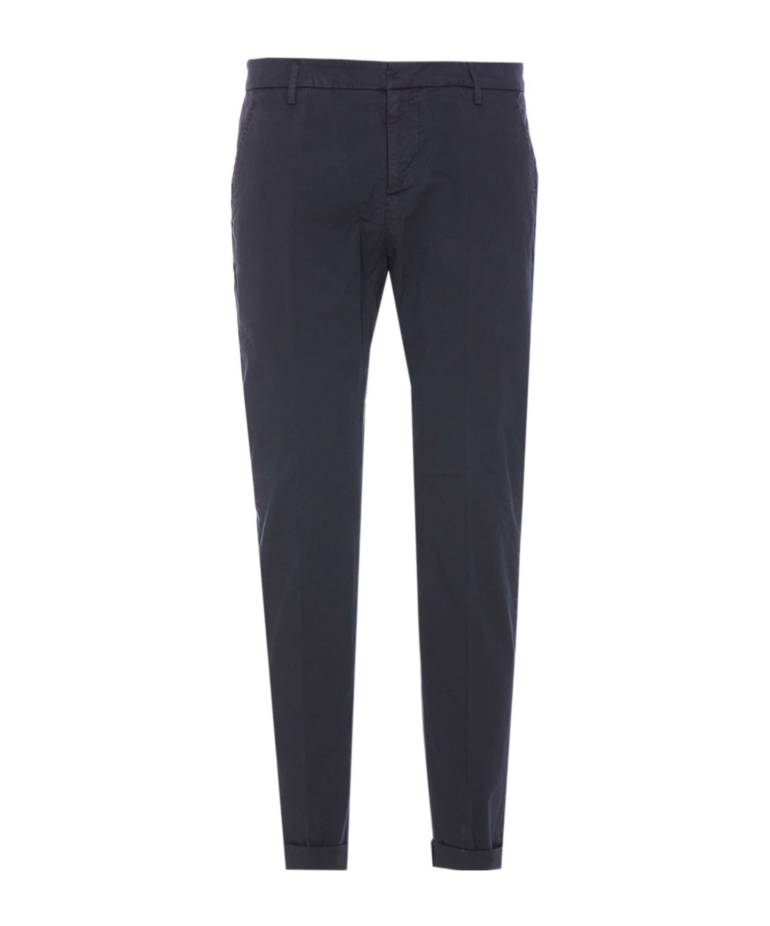 Dondup Stretch Cotton Pants In Black