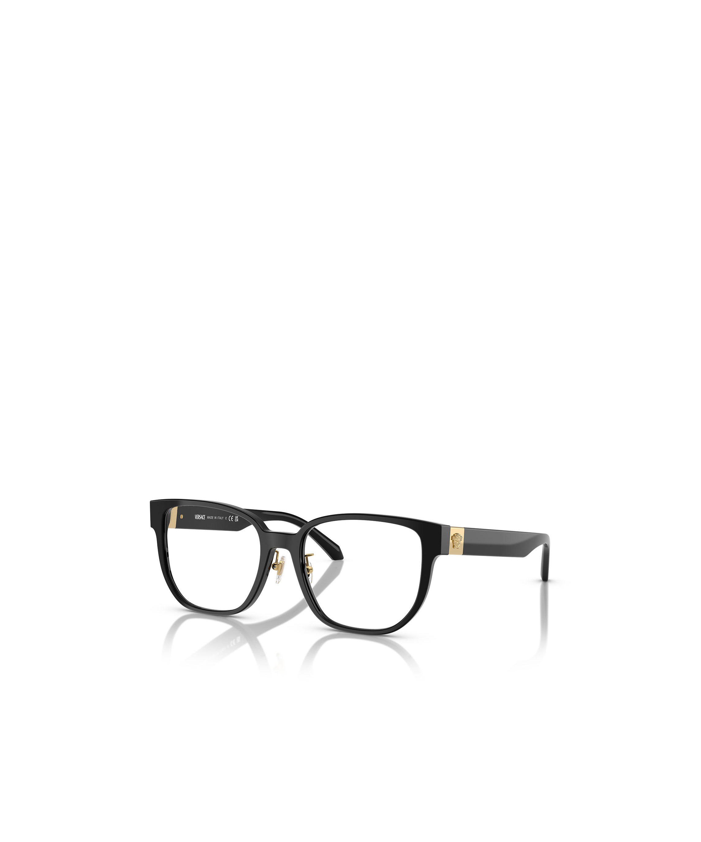 Versace Logo Flat Mirror In Black