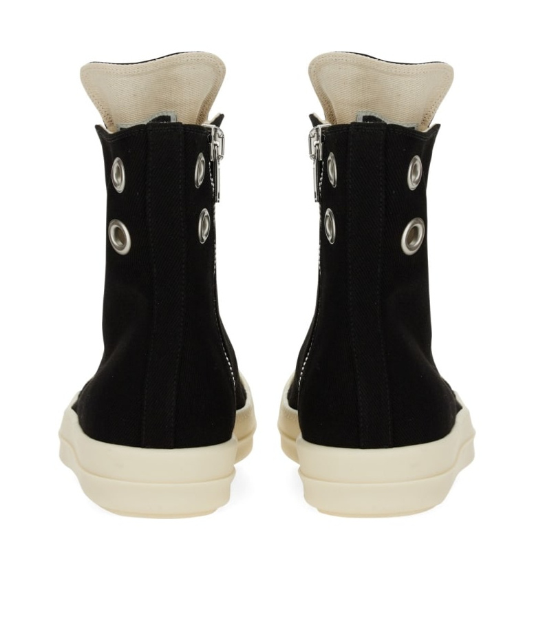 Rick Owens Drkshdw Lace-up High-top Casual Shoes In Black