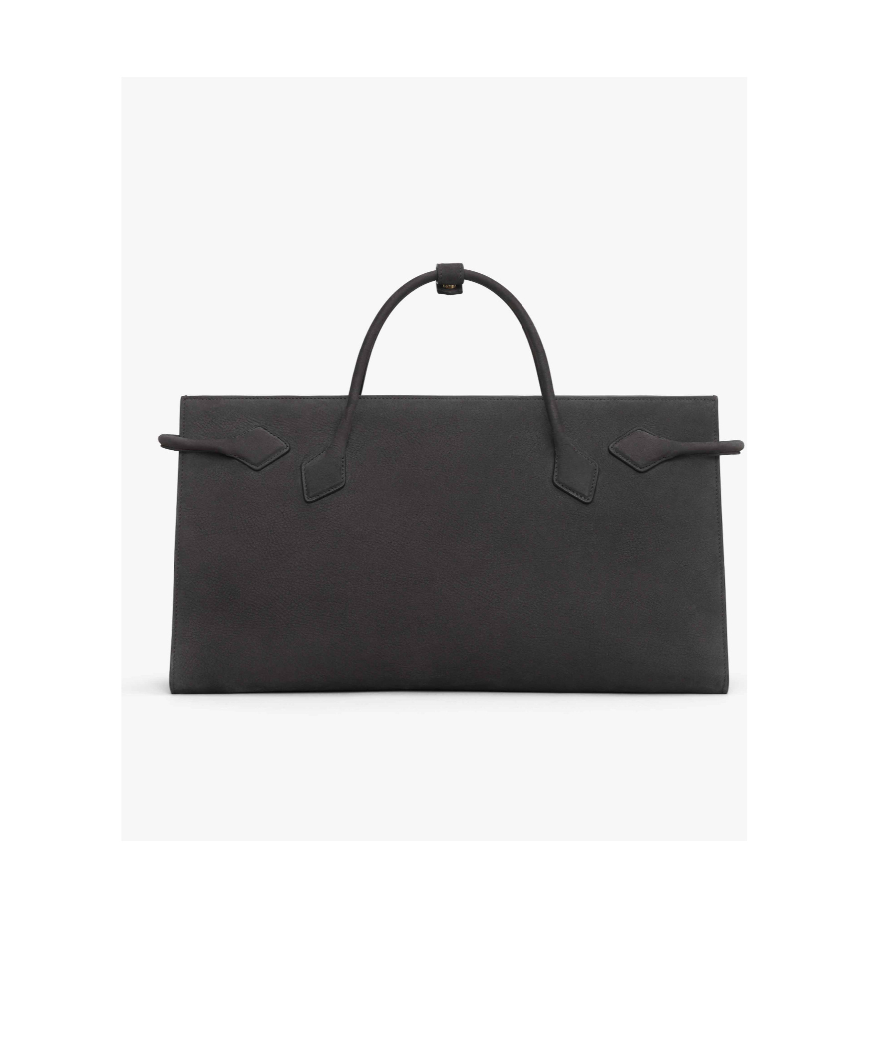 Alaïa Le Teckel Tote Bag In Nubuck In Gray