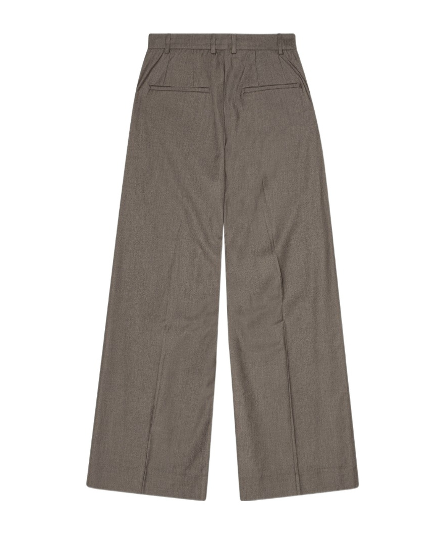 Remain Birger Christensen Wide Suiting Trousers In Gray