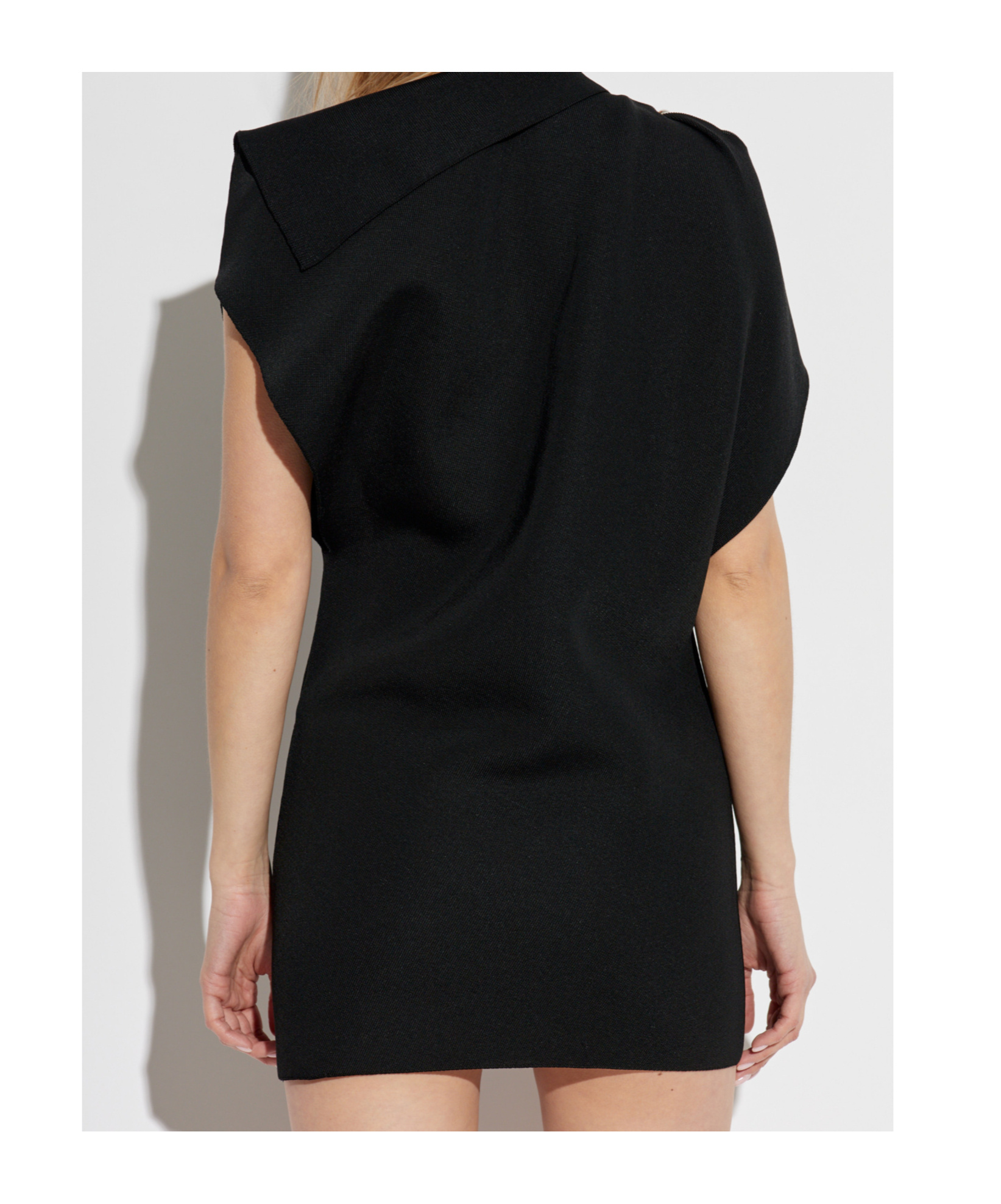 Jacquemus Women Trapeze Mini Dress In Black