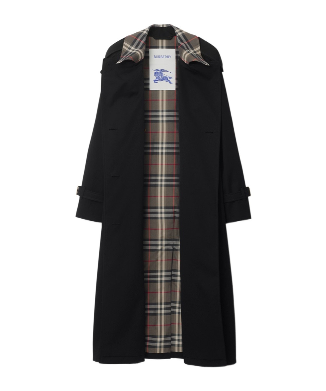 Shop Burberry Castleford Trenchcoat In Black