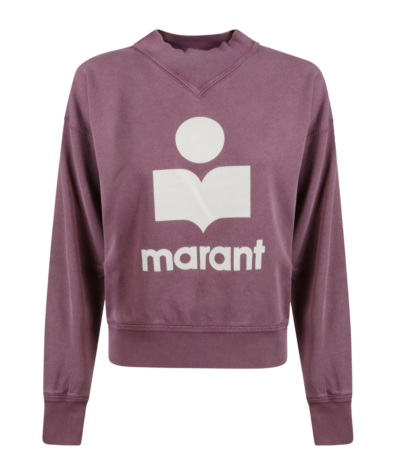 Isabel Marant Étoile Logo-print Long-sleeve Sweatshirt In Multi