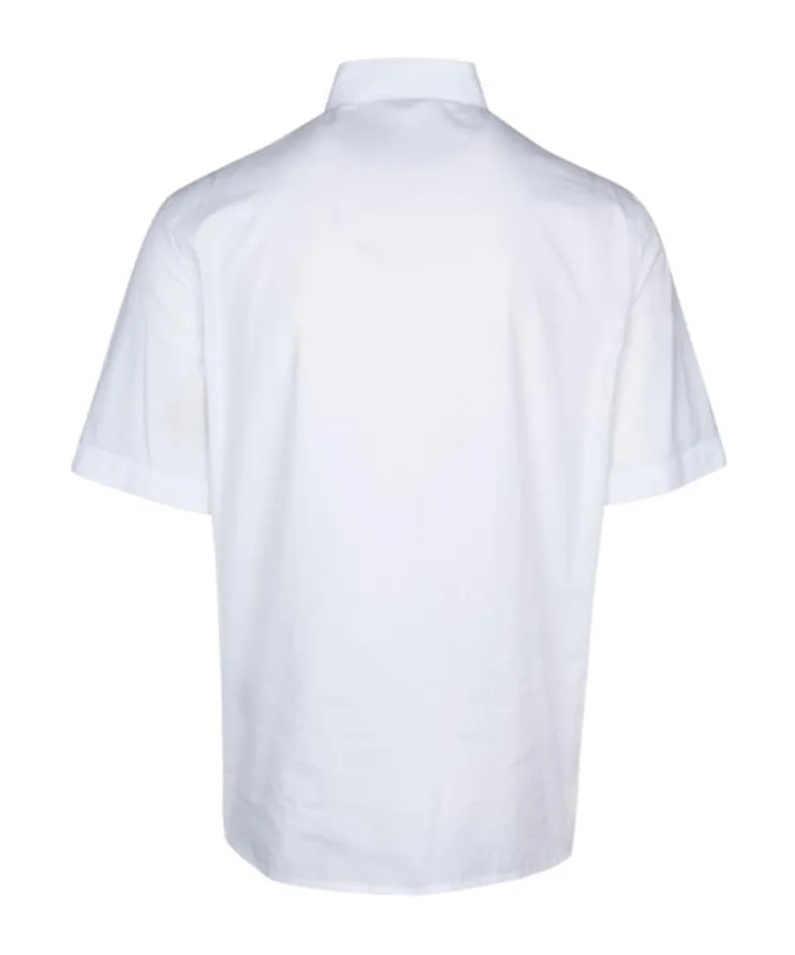 Dior Lapel Button Shirt In White