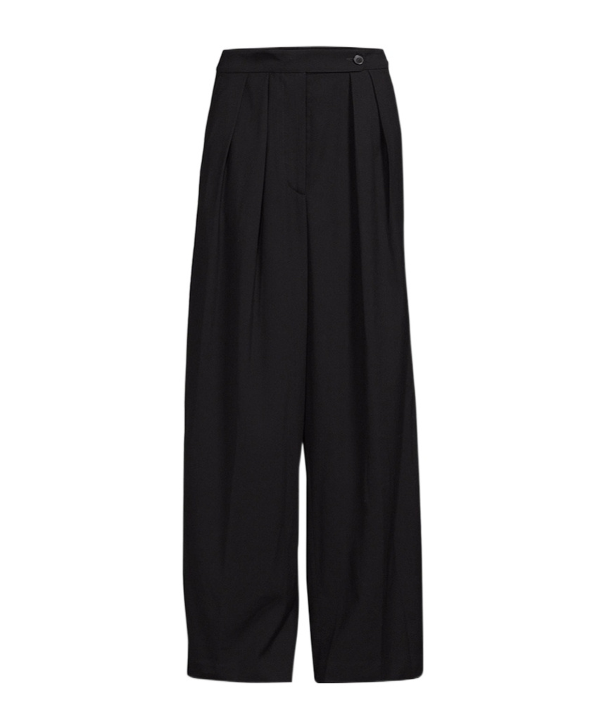Dries Van Noten Elastic Waist Casual Pants In Black