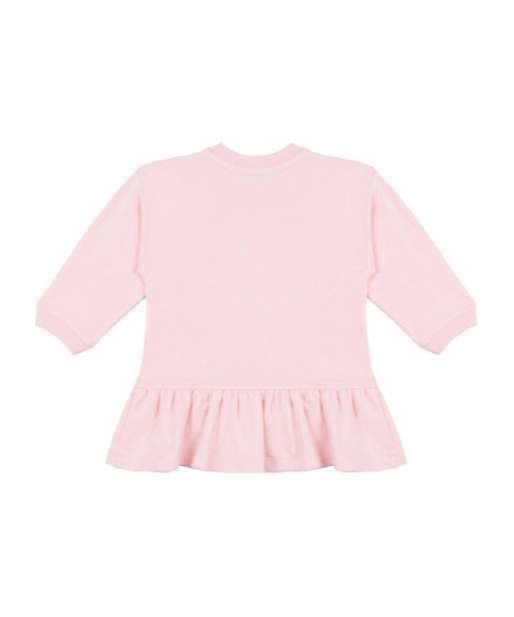 Moschino Ruffled-hem Dress In Pink