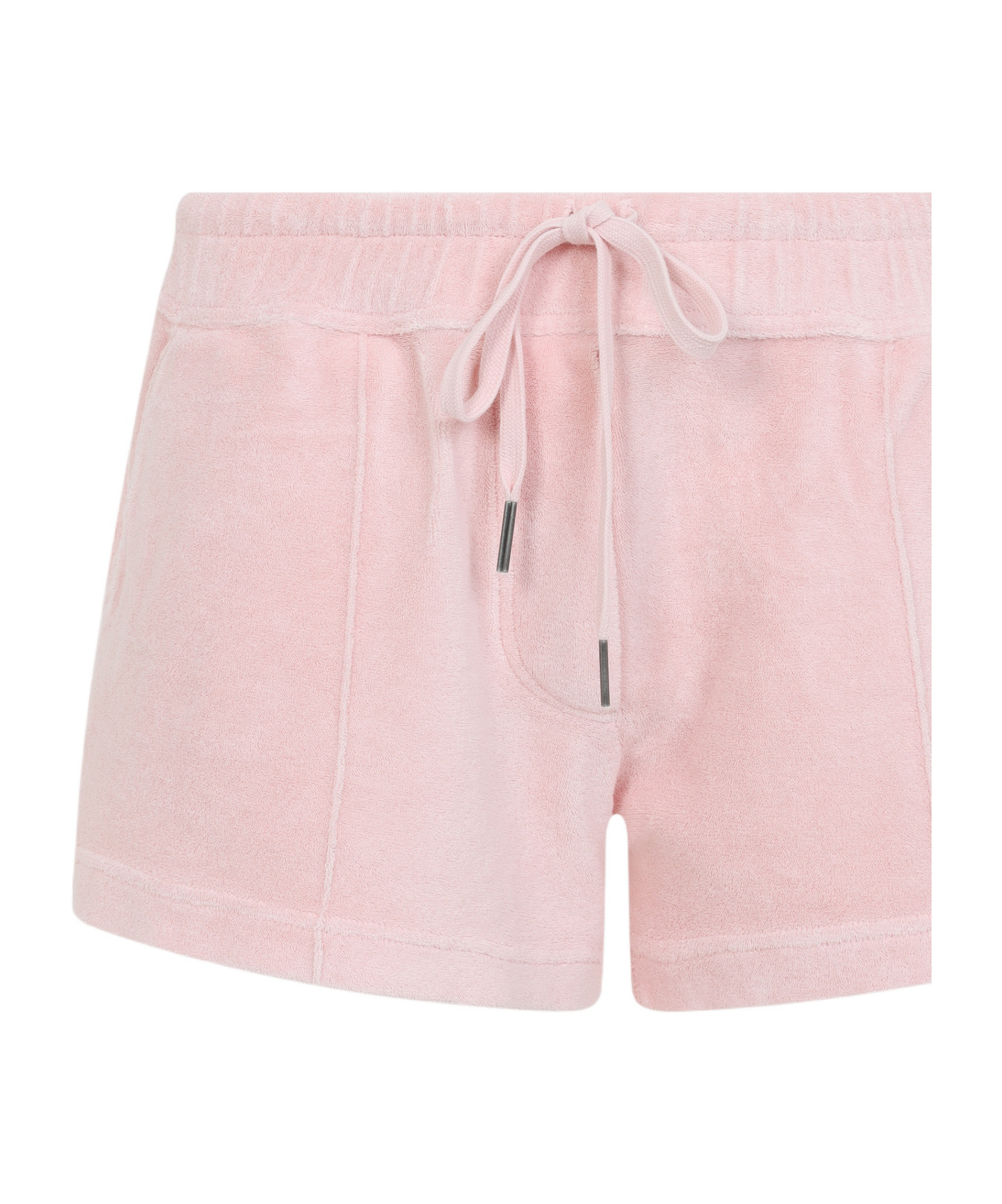 Tom Ford Pale Salmon Pink Cotton Towelling Shorts In Pink