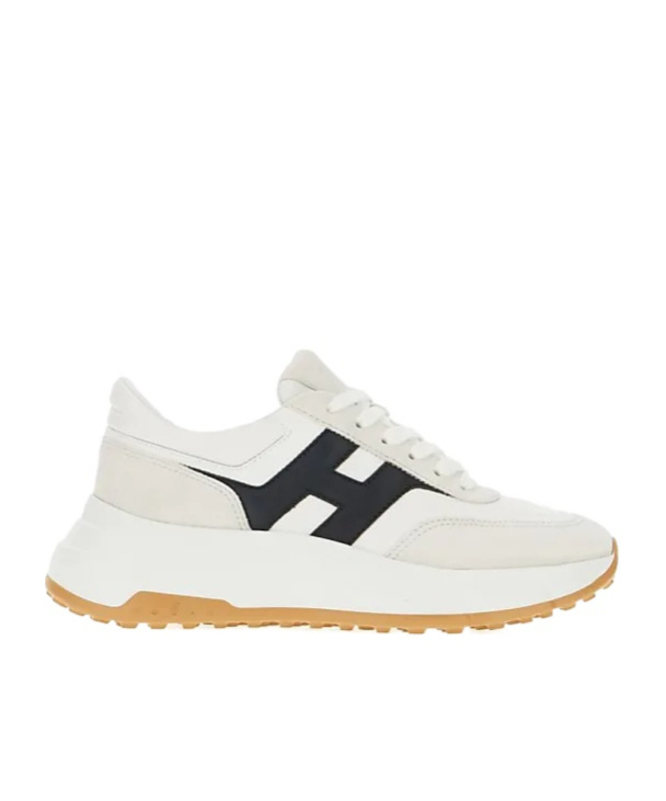 Hogan Logo Sneakers In White