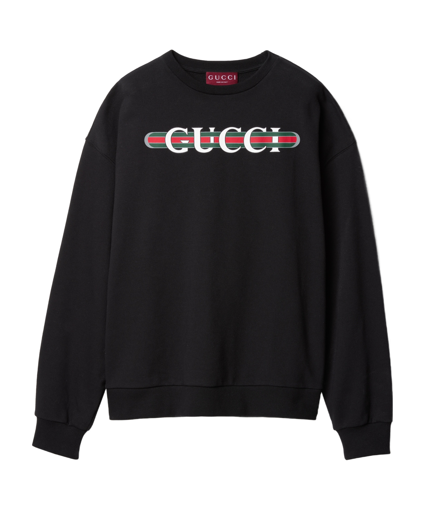 GUCCI PRINTED COTTON JERSEY SWEATSHIRT