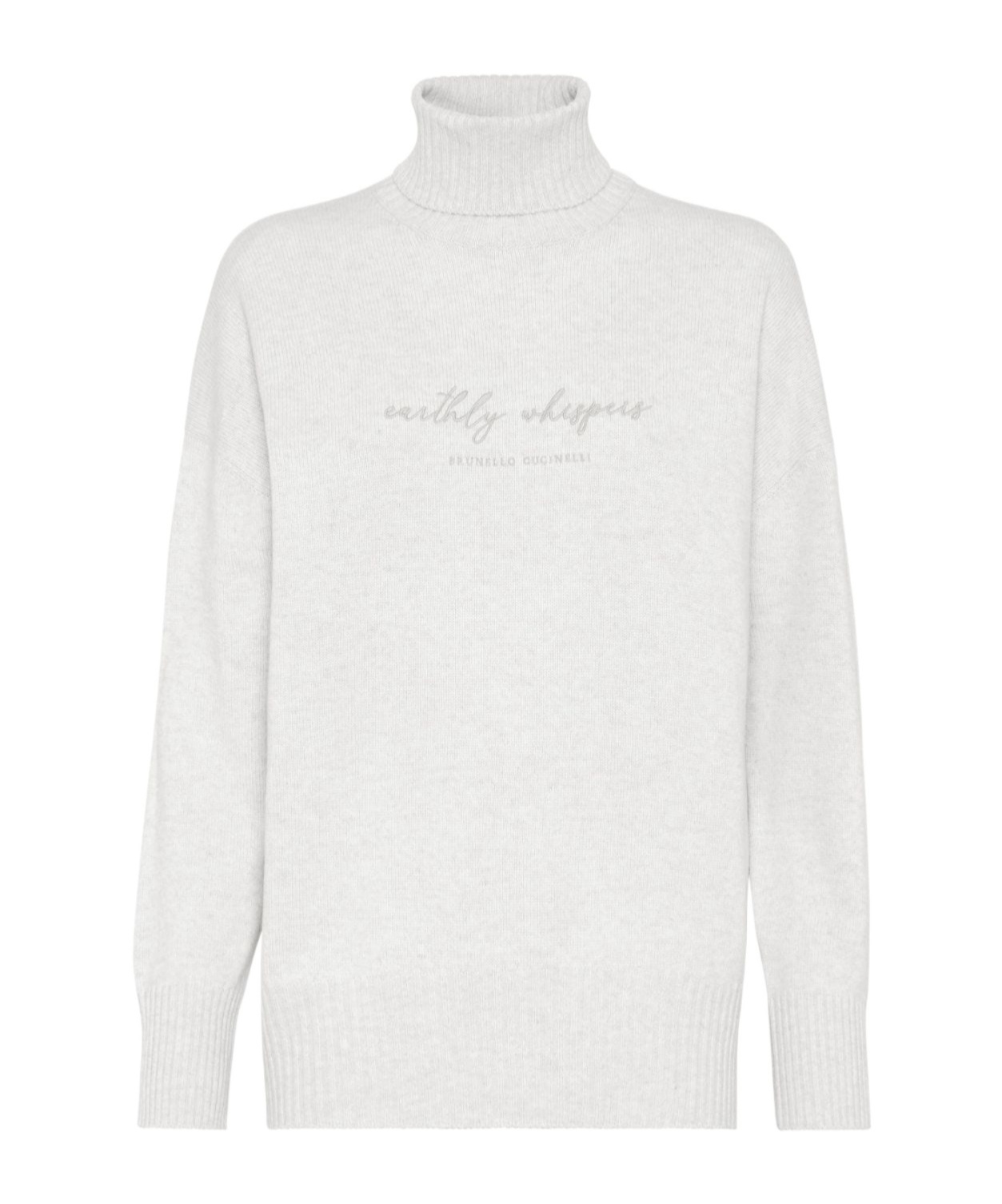 Brunello Cucinelli Wool-blend Turtleneck In White