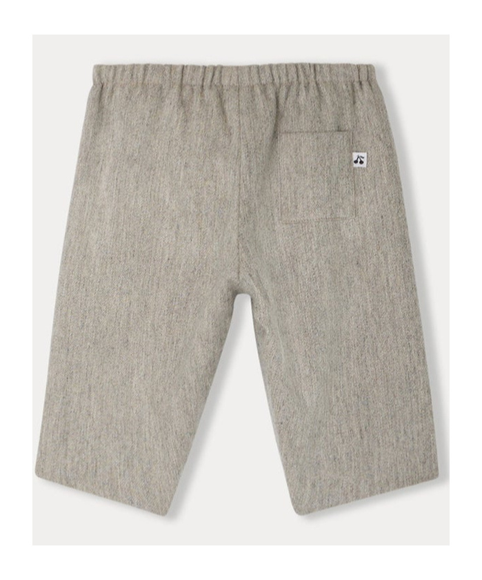 Bonpoint Dandy Elasticated-waist Trousers In Gray