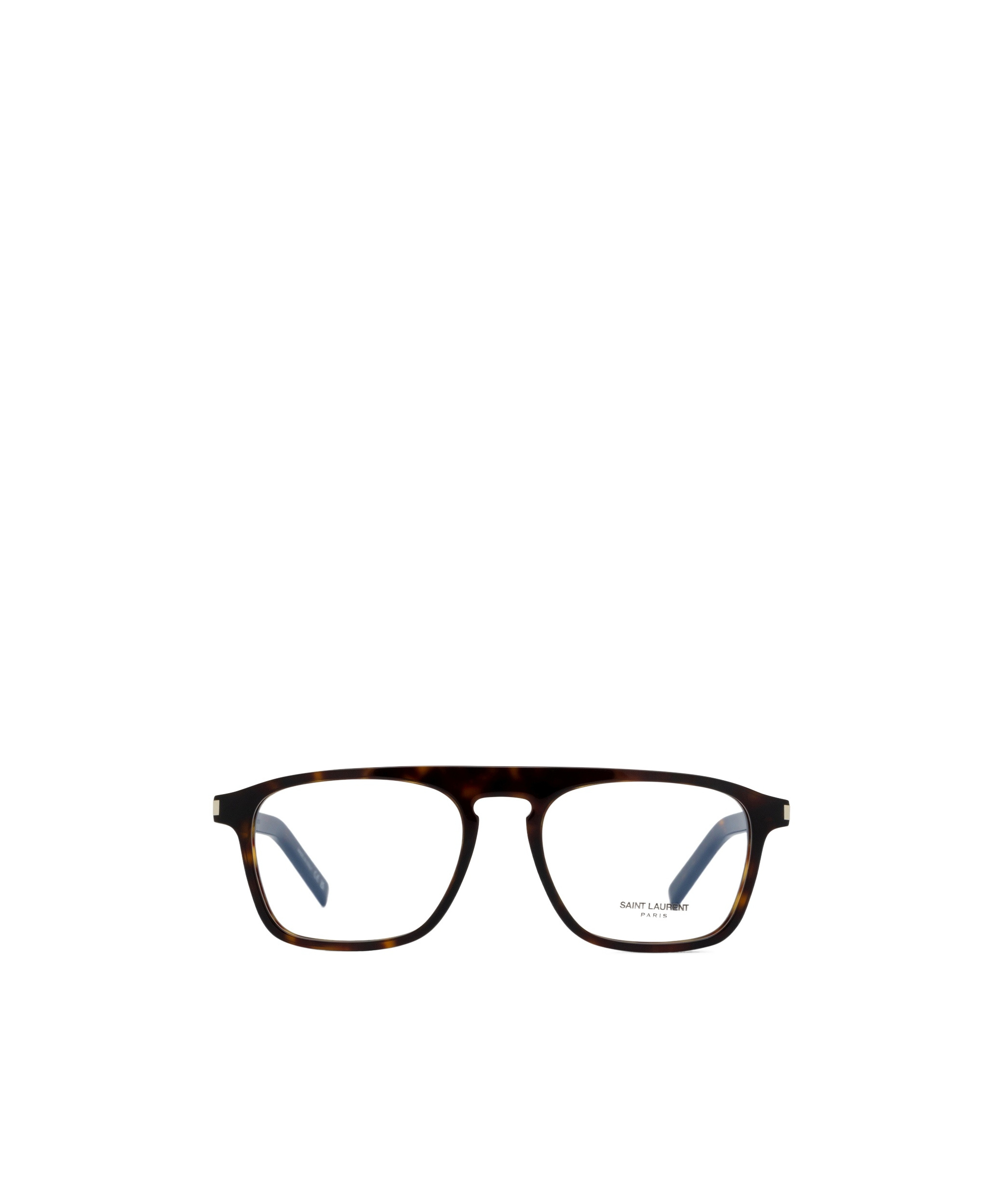 Saint Laurent Tortoiseshell-effect Glasses In Black