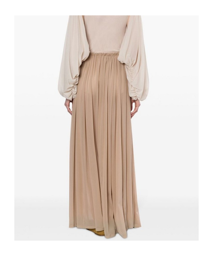 Philosophy Di Lorenzo Serafini Stretch Tulle Long Skirt In Neutral