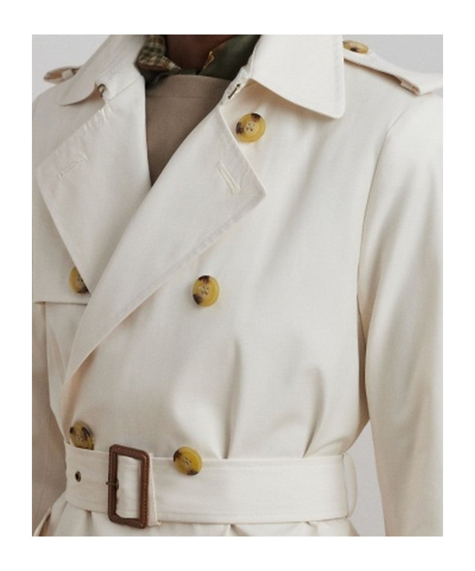 Polo Ralph Lauren Db Blt Rn38 Lined Coat In White