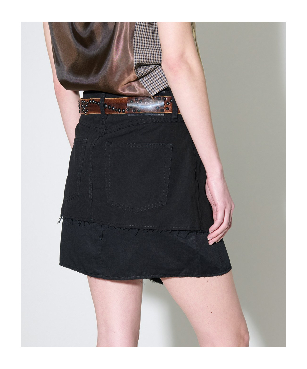 Shop Our Legacy Multi-pocket Skirt In Black