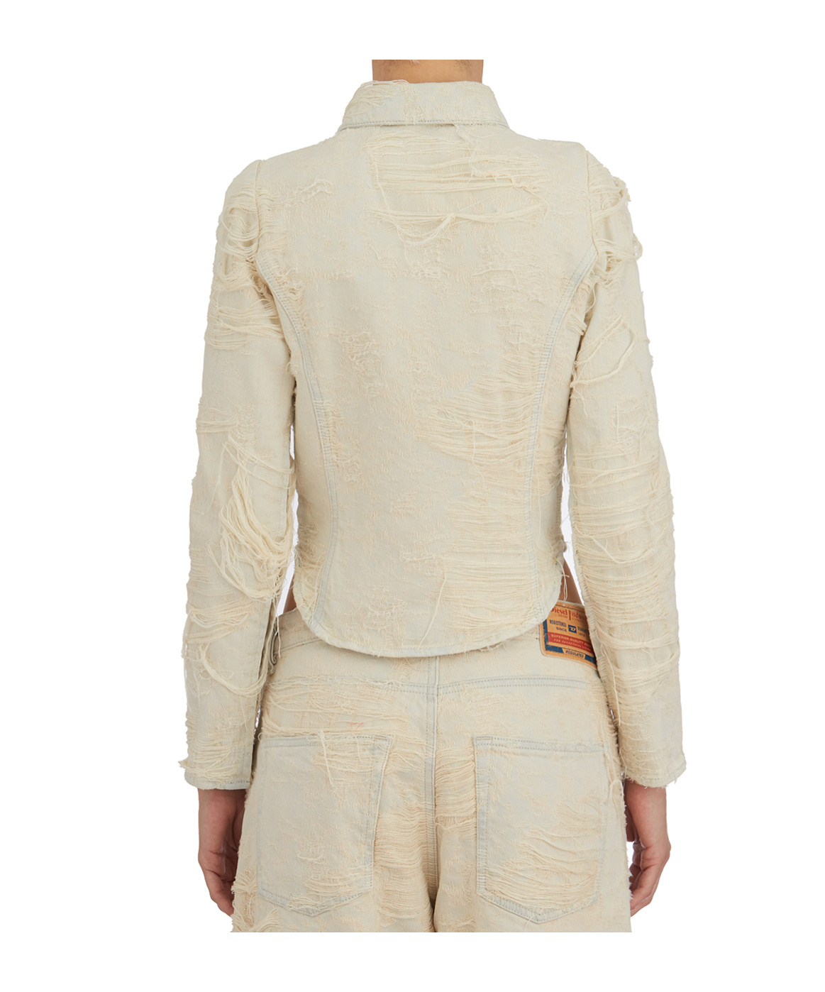 Diesel Long-sleeved Shirt In Nude
