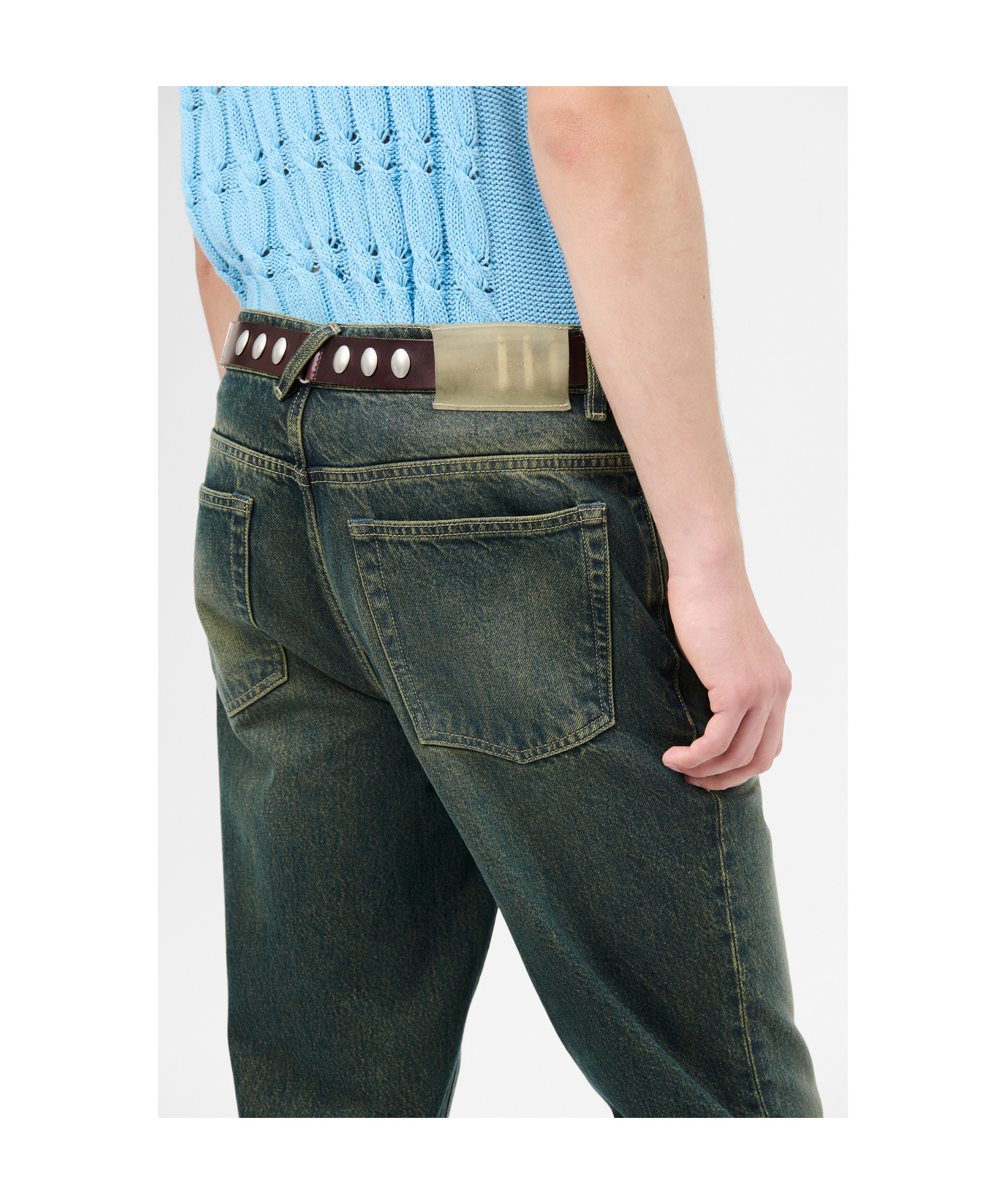 Our Legacy Belt-loop Jeans In Green