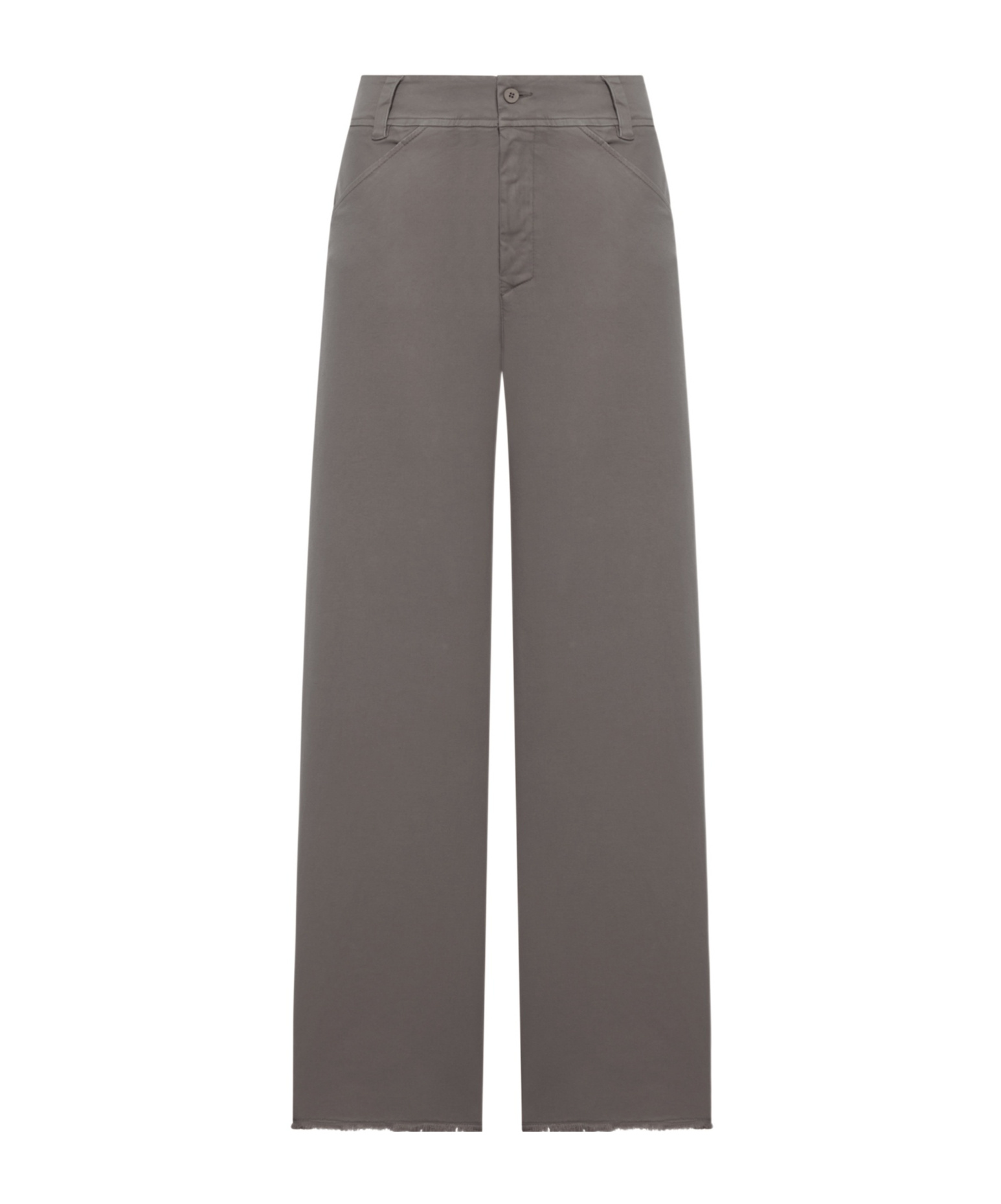 Transit Wide-leg Trousers In Stretch Cotton Blend In Neutral