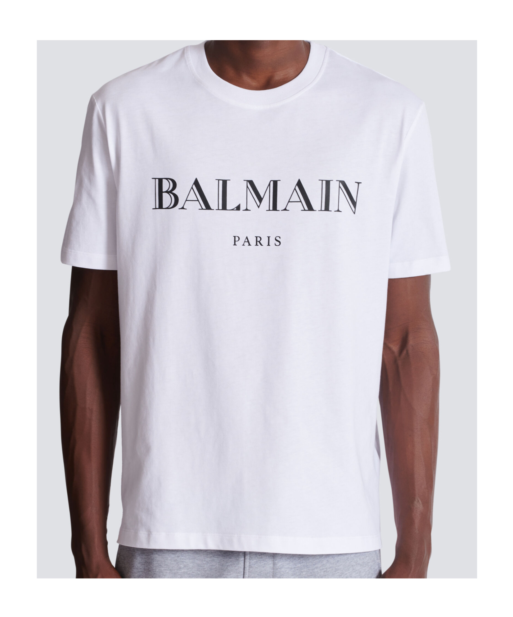 Balmain Paris Logo T-shirt In White