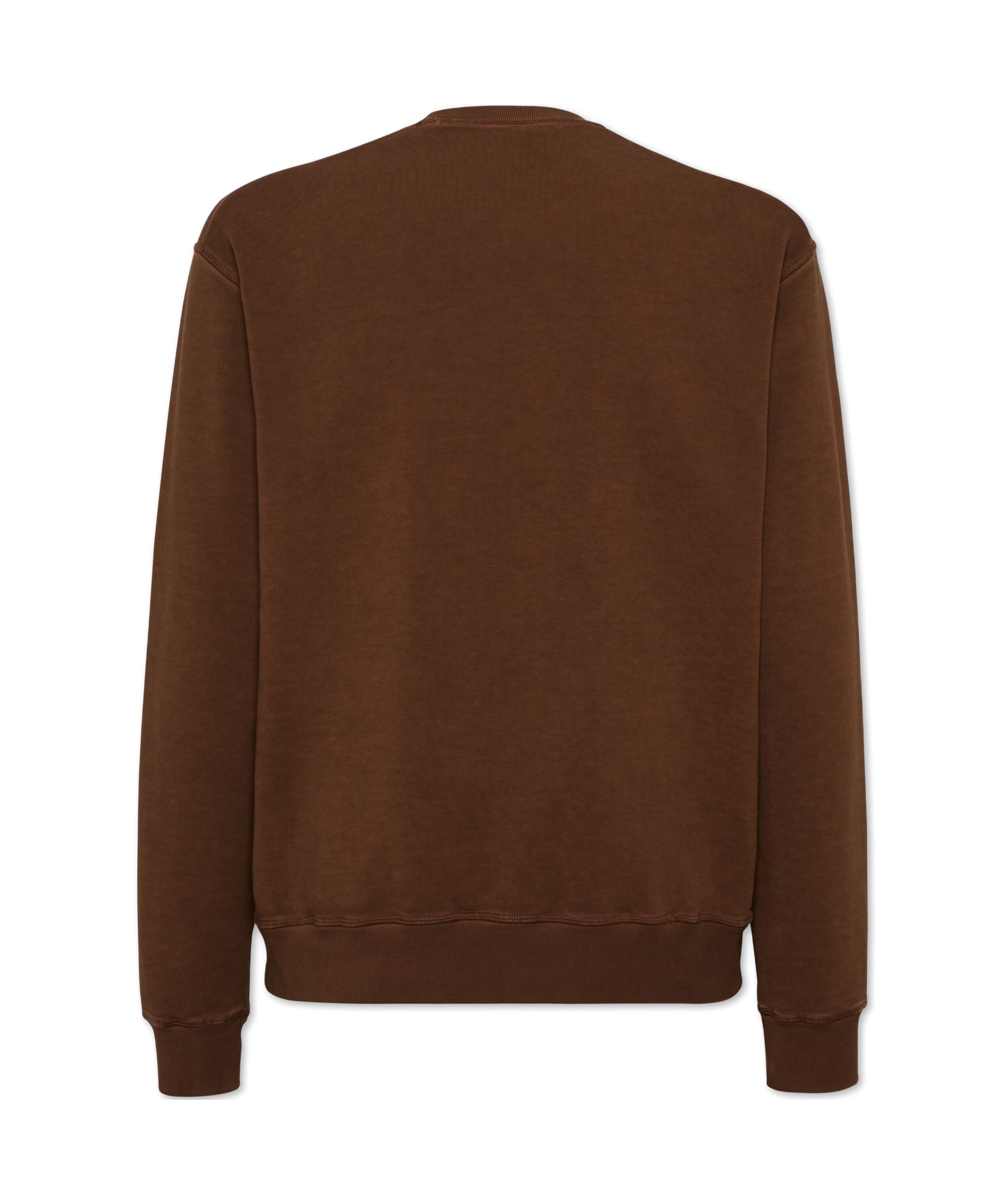 Dsquared2 Invicta Cool Fit Crewneck Sweatshirt In Brown