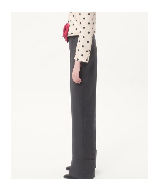 Valentino Belt-loop Casual Pants In Black