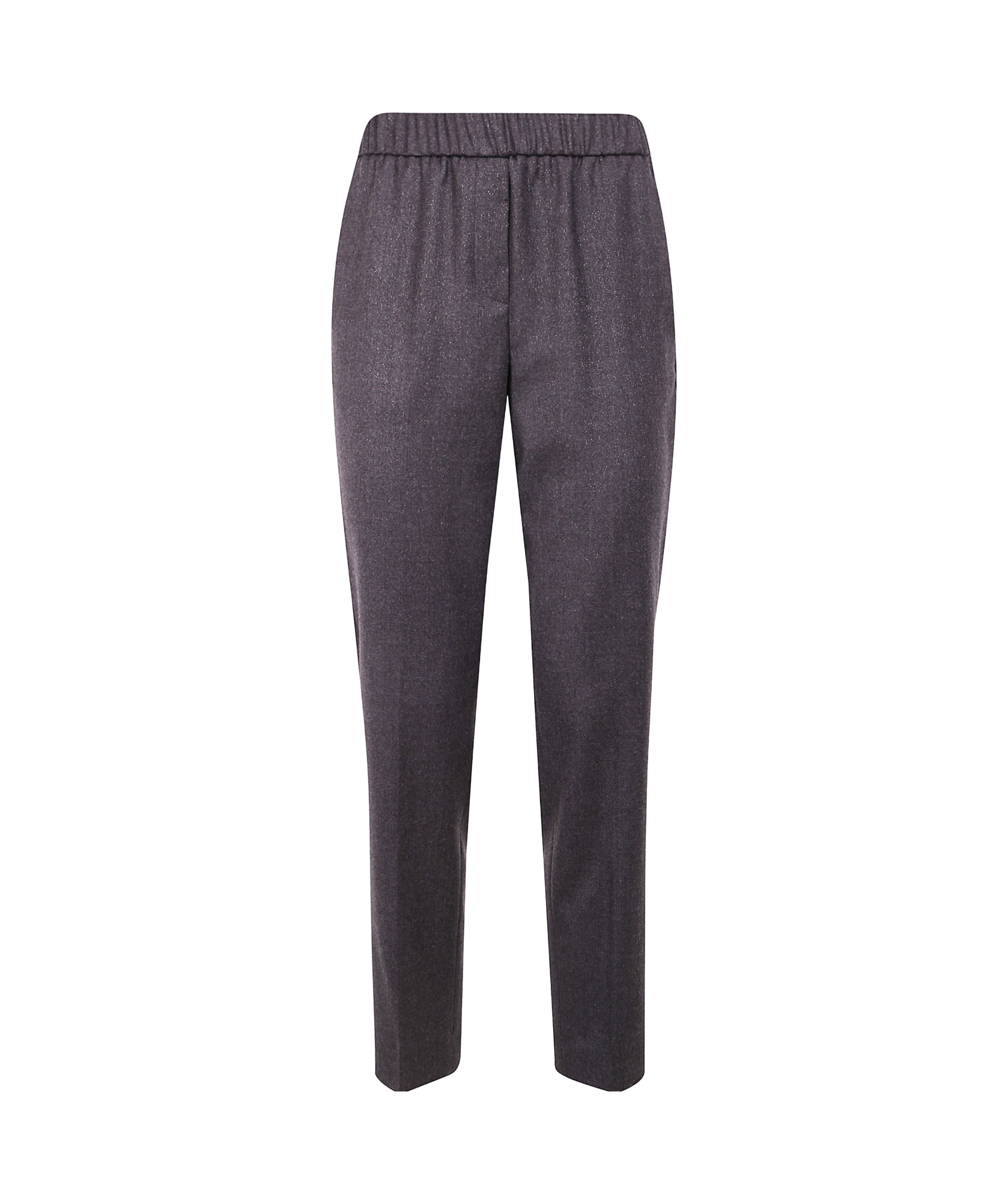 Peserico Elastic-waist Trousers In Black