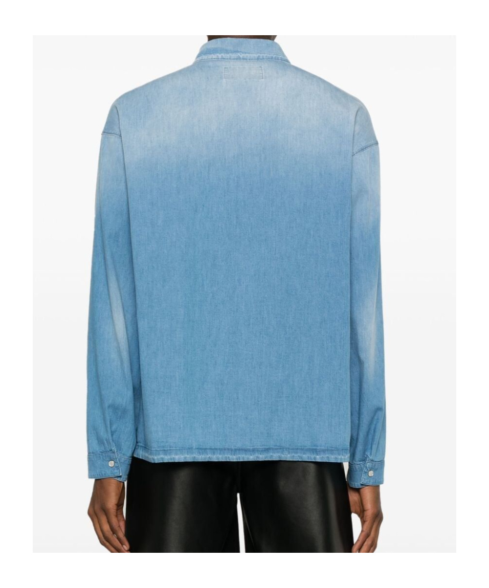 Prada Klassisches Jeanshemd In Blue