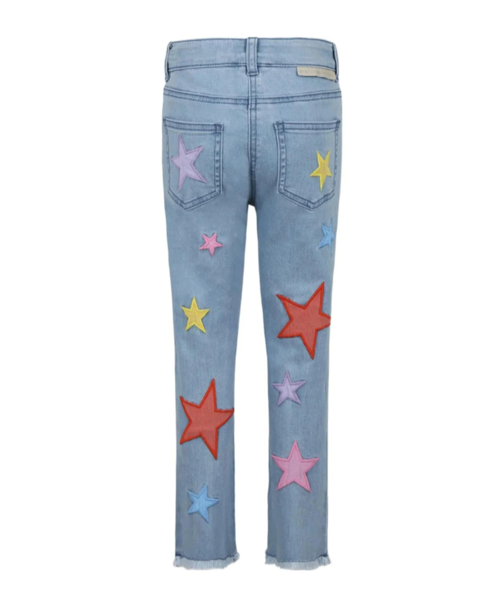 Stella Mccartney Star-print Jeans In Blue