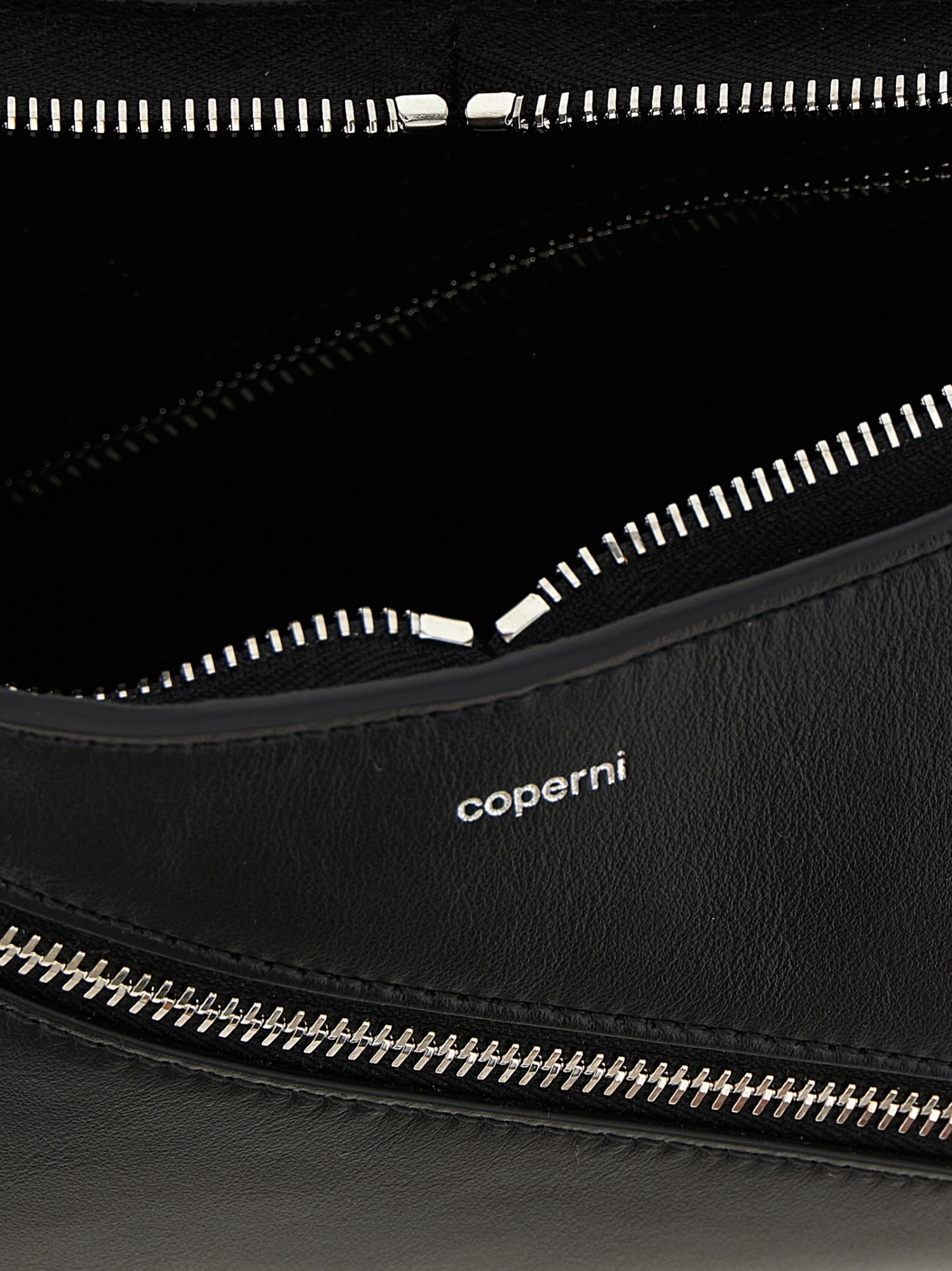Coperni Calf-leather Shoulder Bag In Black