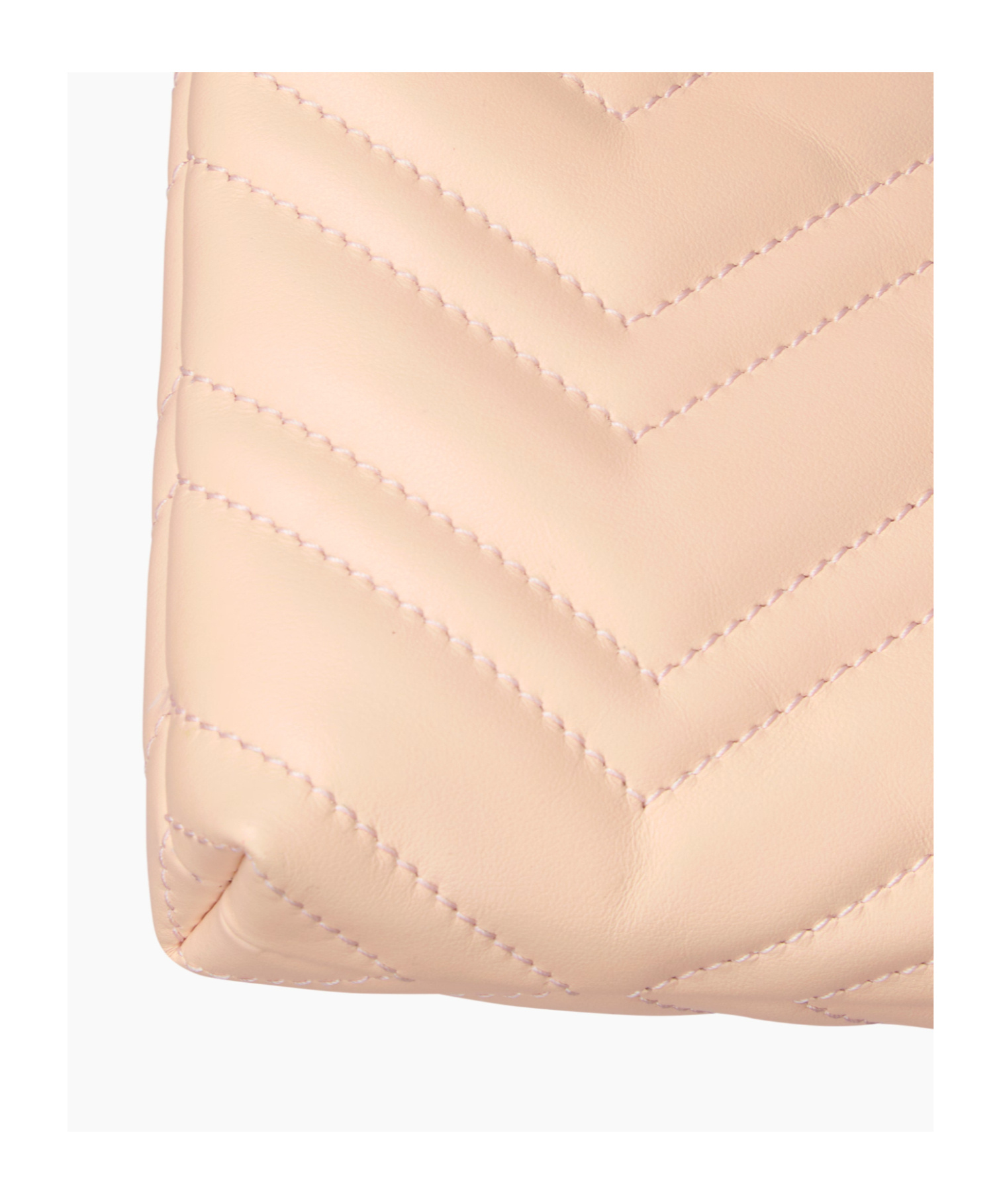 Gucci Gg Marmont Pochette With Chain In Pink