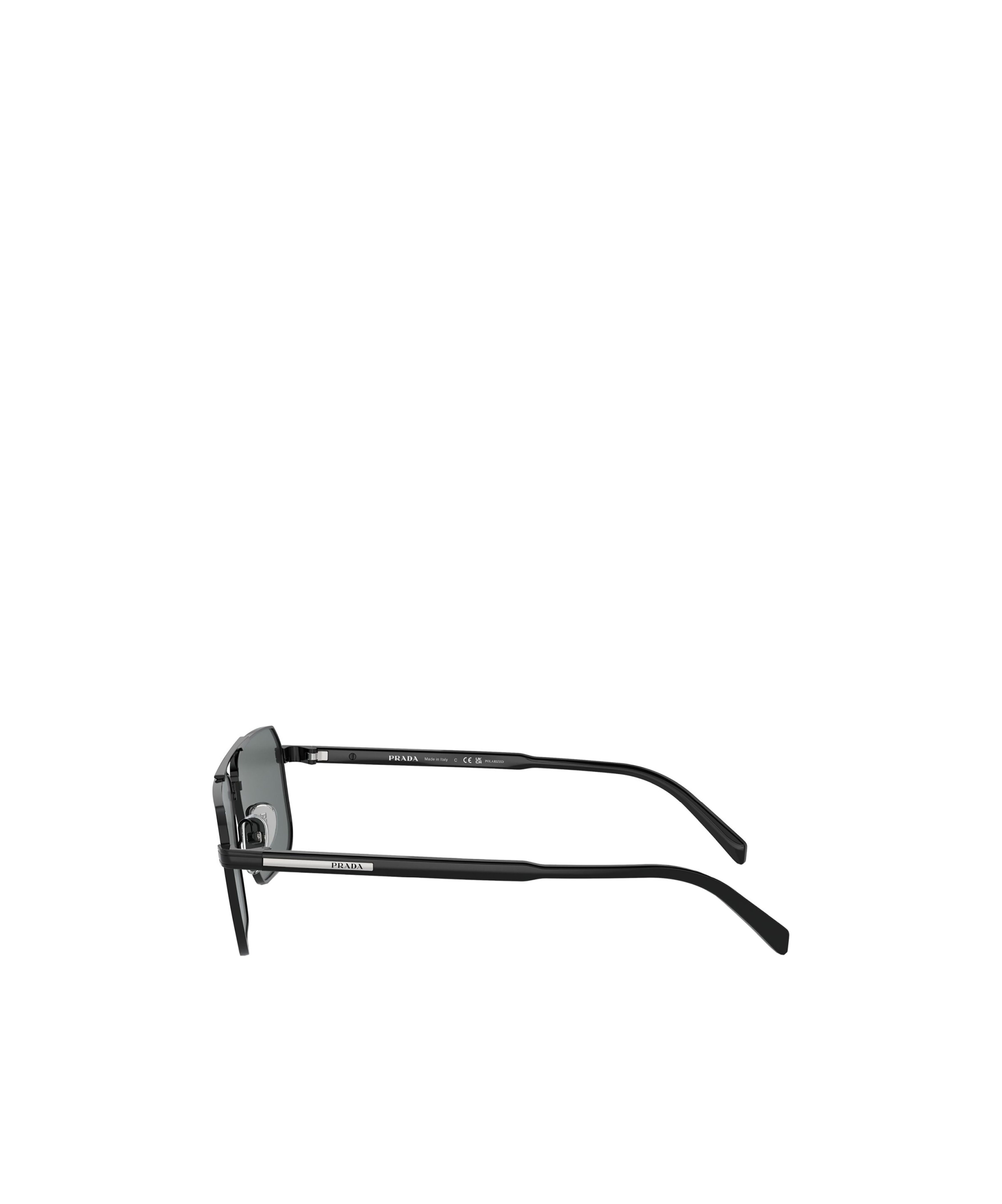 Prada Eyewear Aviator Sunglasses In Gray