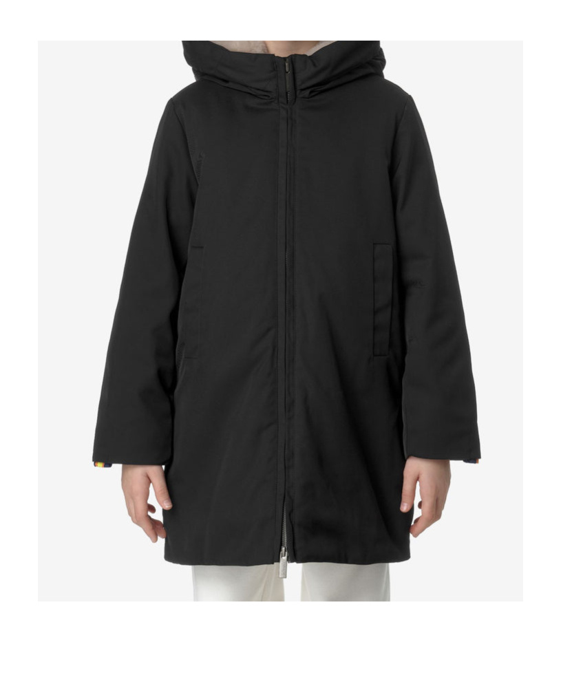 K-way Long-sleeved Casual Jacket In Black