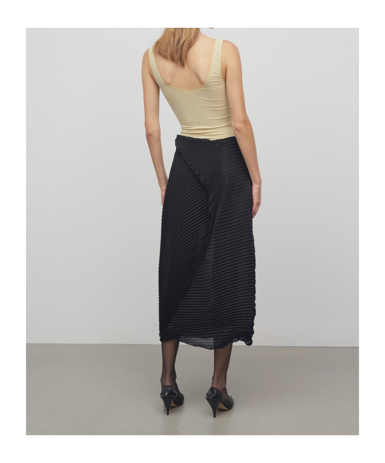 The Row Asymmetrical Skirt In Black