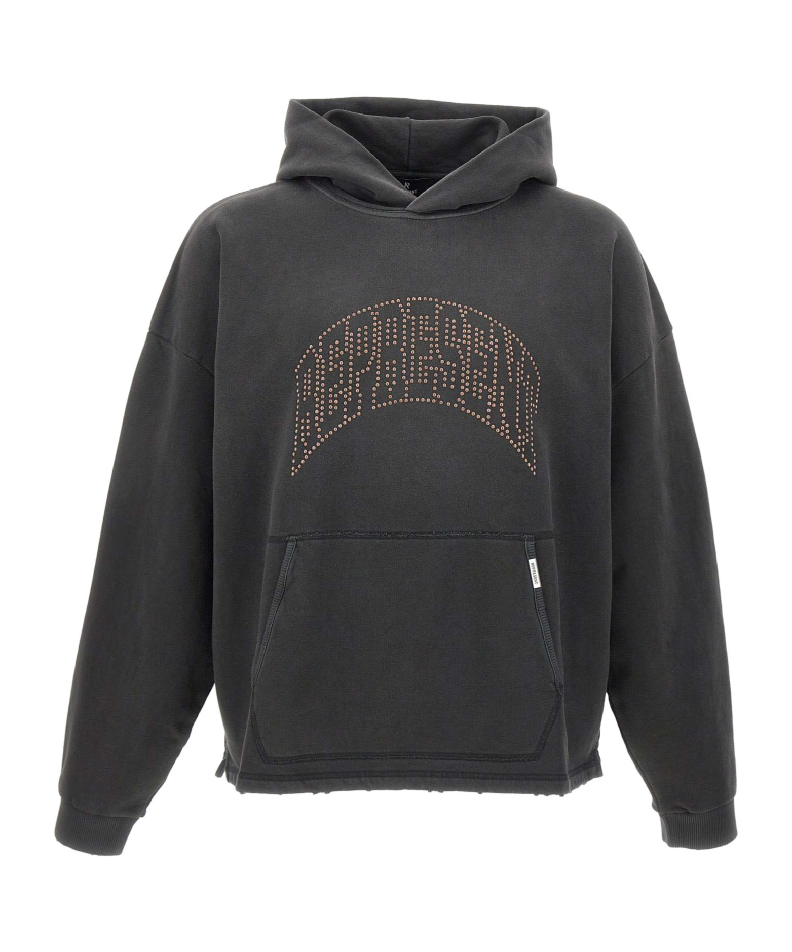 Represent Embellished Hoodie In Black