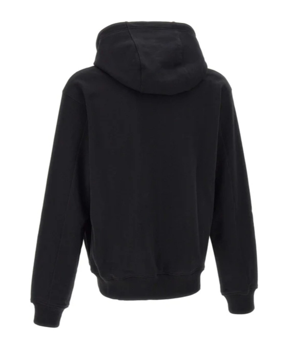 Casablanca Drawstring Hooded Sweatshirt In Black